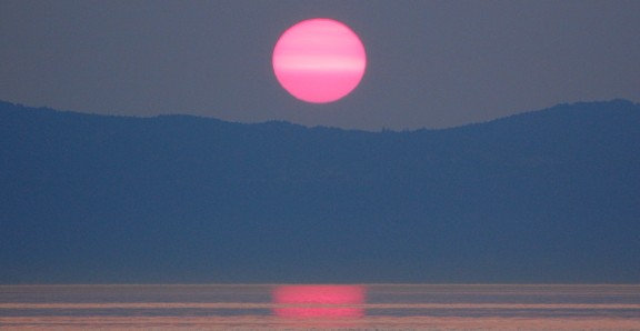 Sunset on San Juan Island. Photo by Alex Shapiro.
